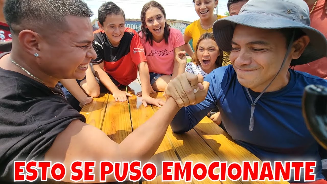 No te pierdas la pelea de brazos entre el Camarón y Nay. Papysugar se robo el show. Parte 2