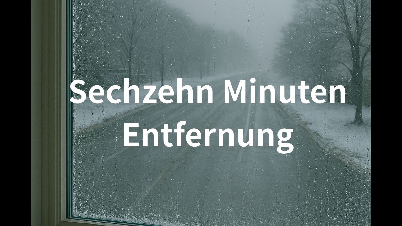 Sixteen Minutes Away · German— 16 Minuten｜Deutsches narratives Lied｜kalte Luft, Distanz, Stille
