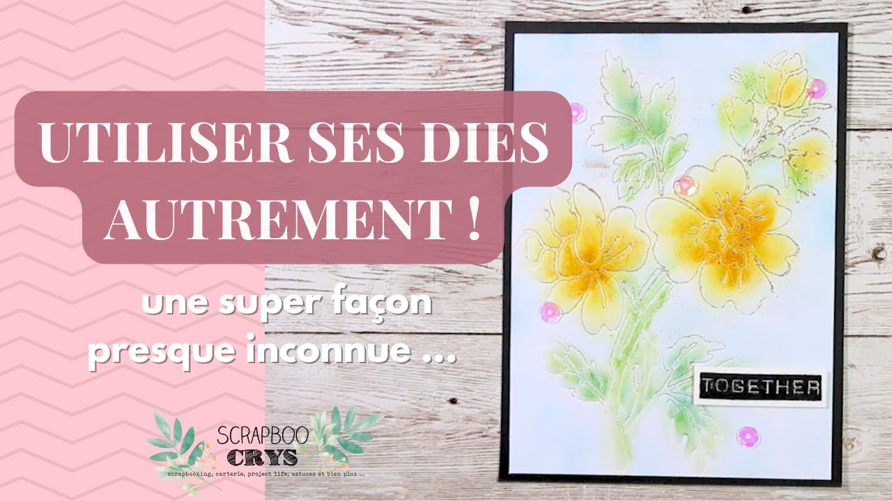 On peut faire ça avec des DIES ?? Utiliser ses MATRICES de DÉCOUPE autrement ! ÇA CHANGE TOUT !!