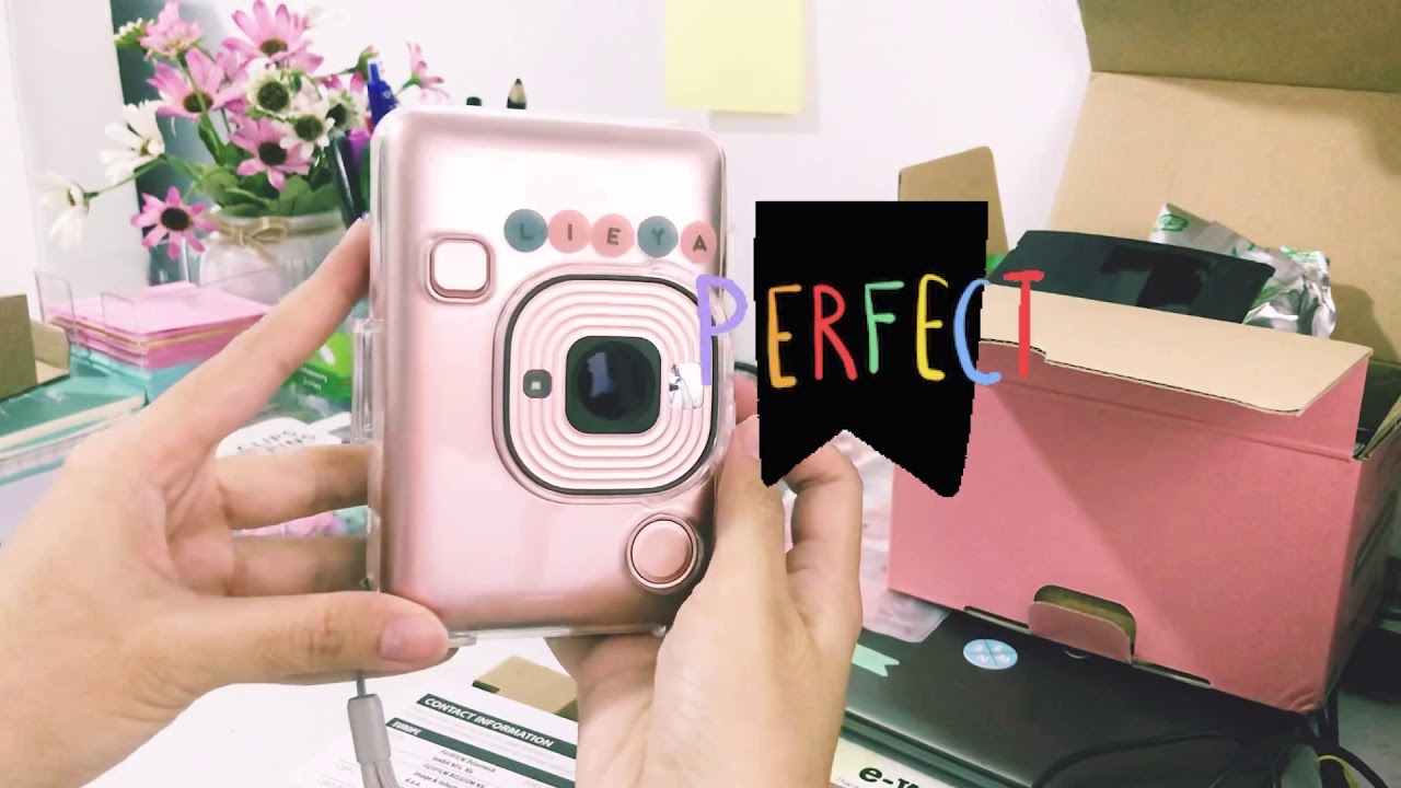 Vlog | Unboxing Fujifilm Instax Mini LiPlay Blush Gold