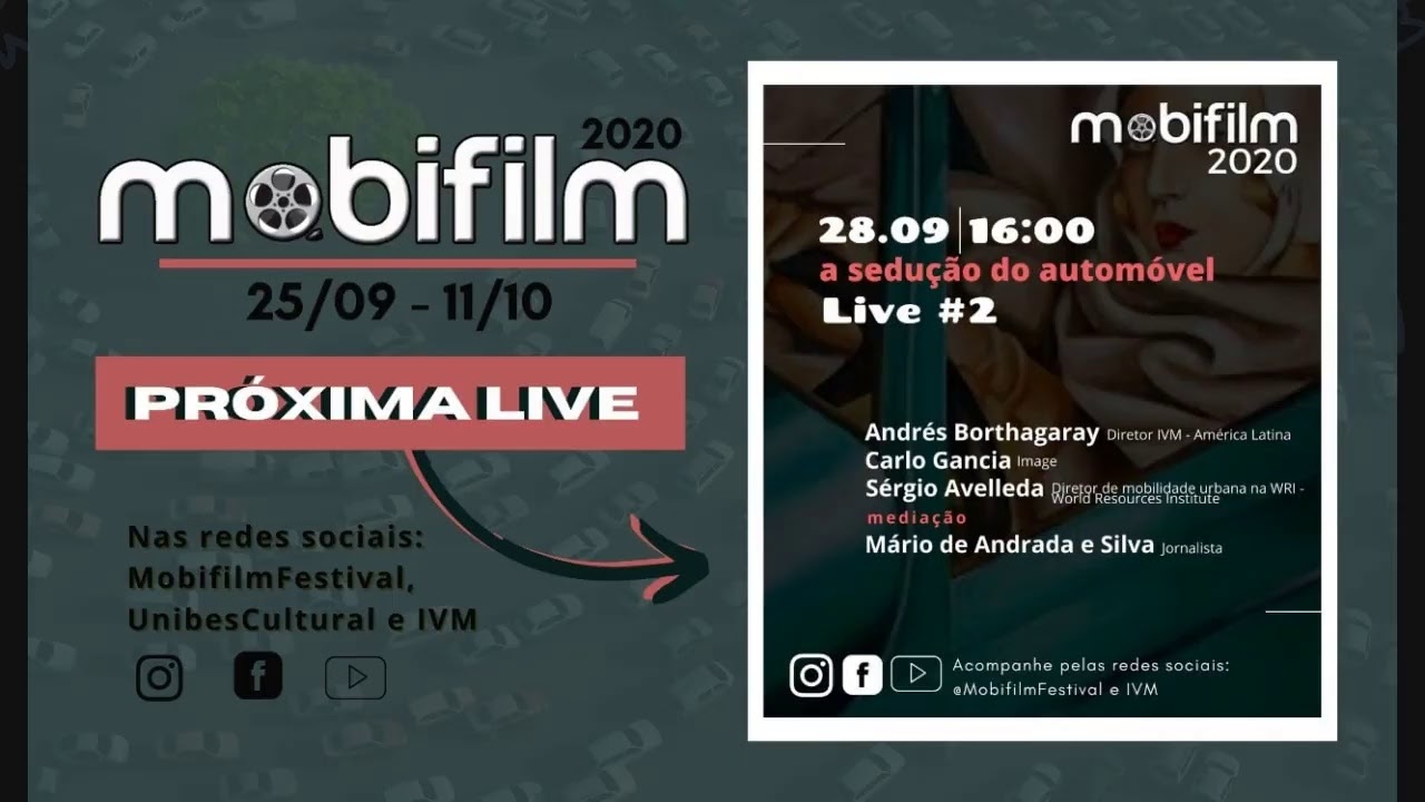 Abertura + Live 1 -  Mobilidade e pandemia: as perspectivas para o futuro.
