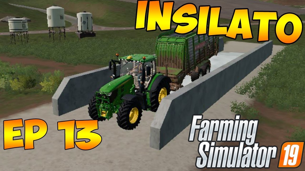 L'INSILATO+TAGLIO ERBA!!!!! Farming Simulator 19 ITA #13