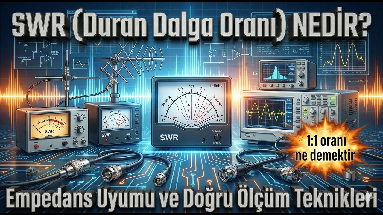 SWR ve Anten Ayarı:  Empedans Uyumu, Riskler ve Doğru Ölçüm Teknikleri