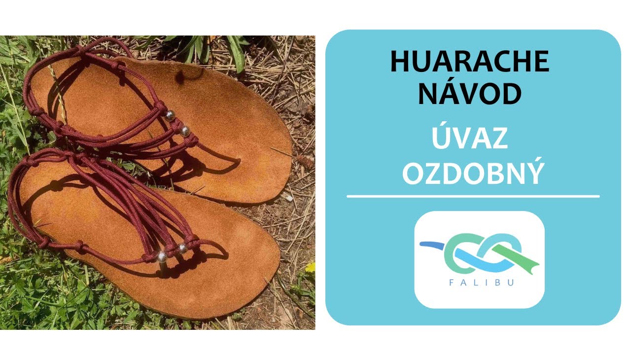 Huarache návod | úvaz ozdobný oboustranný | falibu.cz