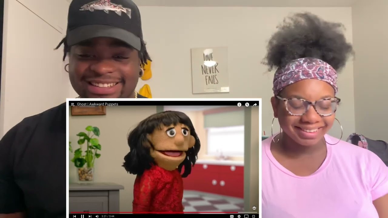 AWKWARD￼ PUPPETS GHOST NANDA & TRE REACTION ‼️‼️