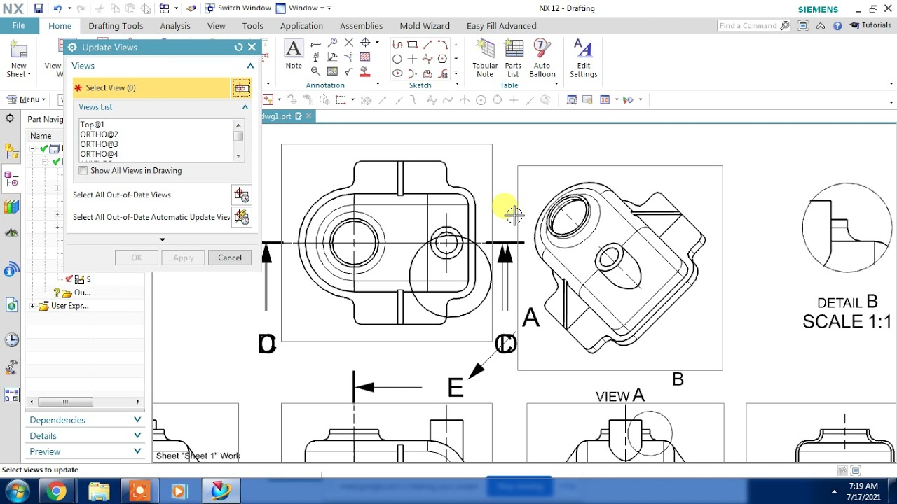 #NX DRAFTING TUTORIAL