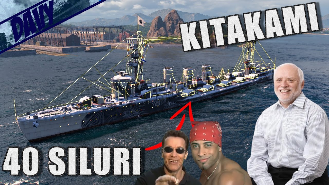 WORLD OF WARSHIPS ITA ► KITAKAMI E I 40 SILURI