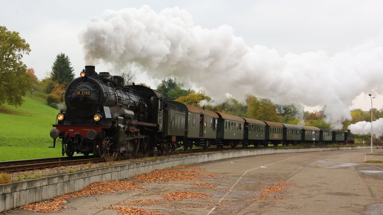 Sofazügle der GES mit 38 3199 und T3 930 am 18.10.2015