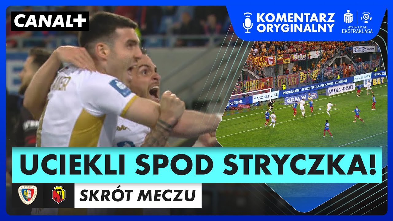 SENSACJA WISIAŁA W POWIETRZU, CO ZA BRAMKA W SAMO OKIENKO! PIAST - JAGIELLONIA, SKRÓT MECZU