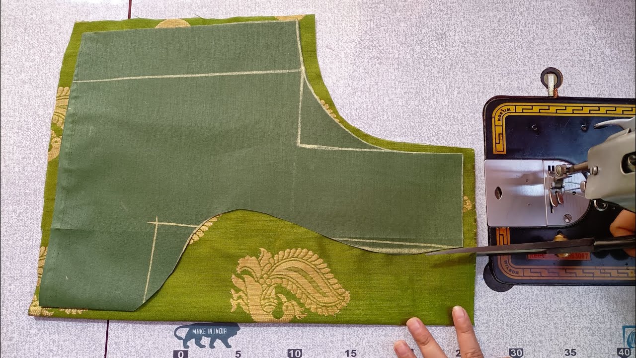 ✨Gorgeous Green Silk Blouse Back Design 💚 Must Try