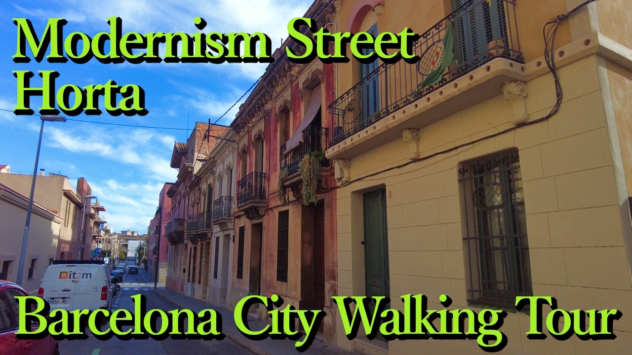 Modernisme Street, Horta (Barcelona, Catalonia) Spain #relaxation