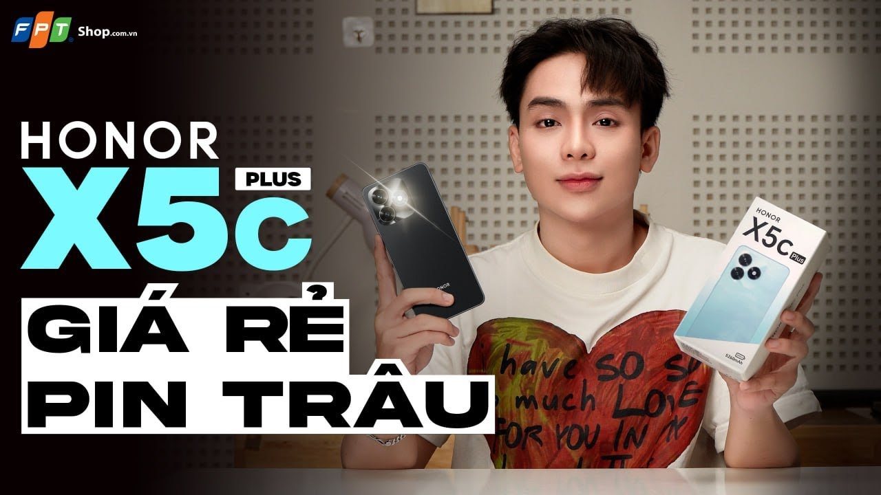 HONOR X5C PLUS - Giá rẻ, pin trâu, màn hình lớn