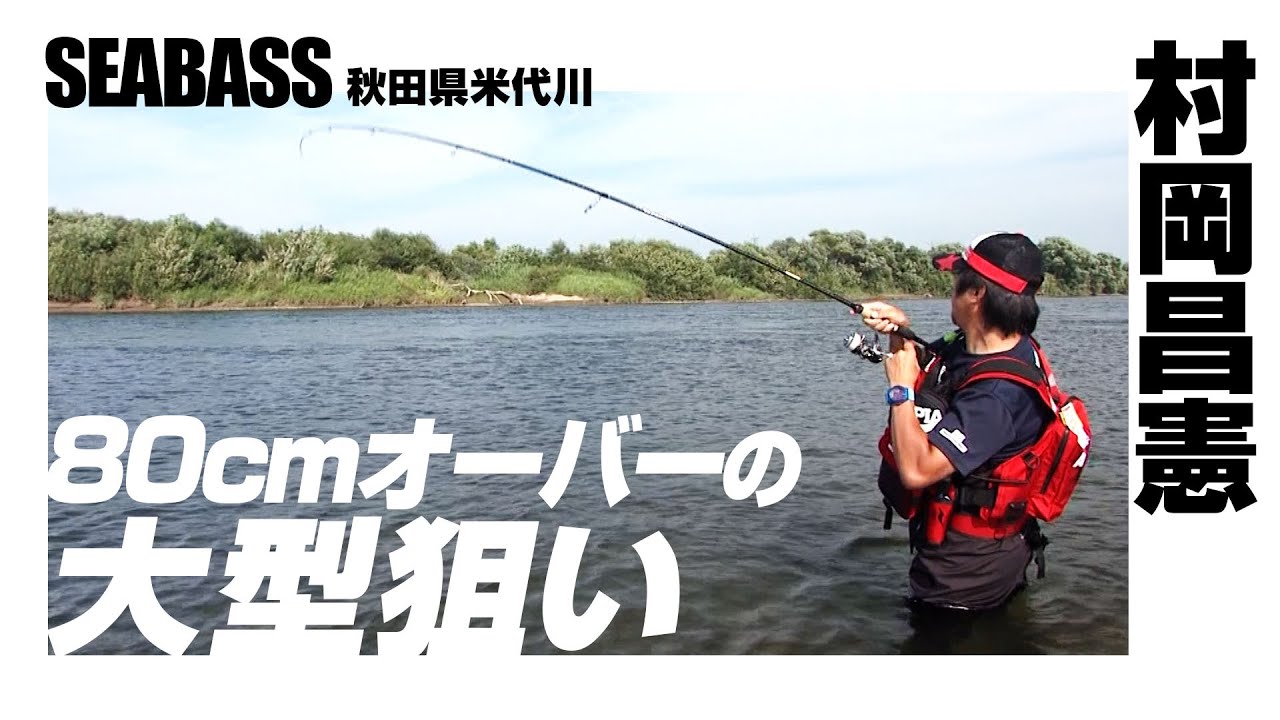 80センチオーバーの大型シーバスを求め米代川をランガン！ 2/2 『Seabass Journey 9』【釣りビジョン】