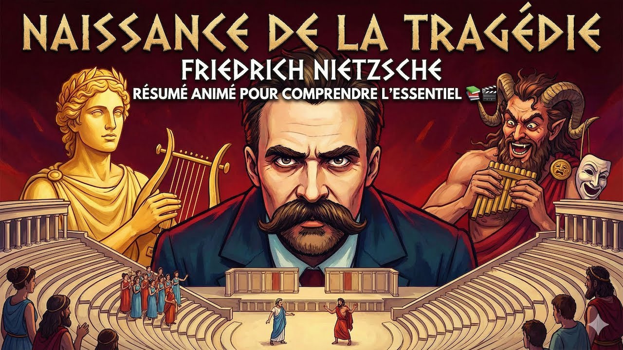 Naissance de la Tragédie - Friedrich Nietzsche | Résumé animé pour comprendre l’essentiel 📚🎬