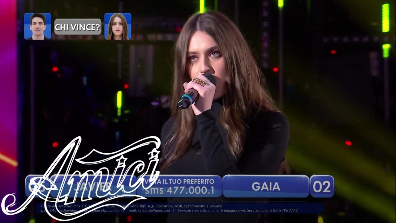 Amici 19 - Gaia - Fucsia - La Finale