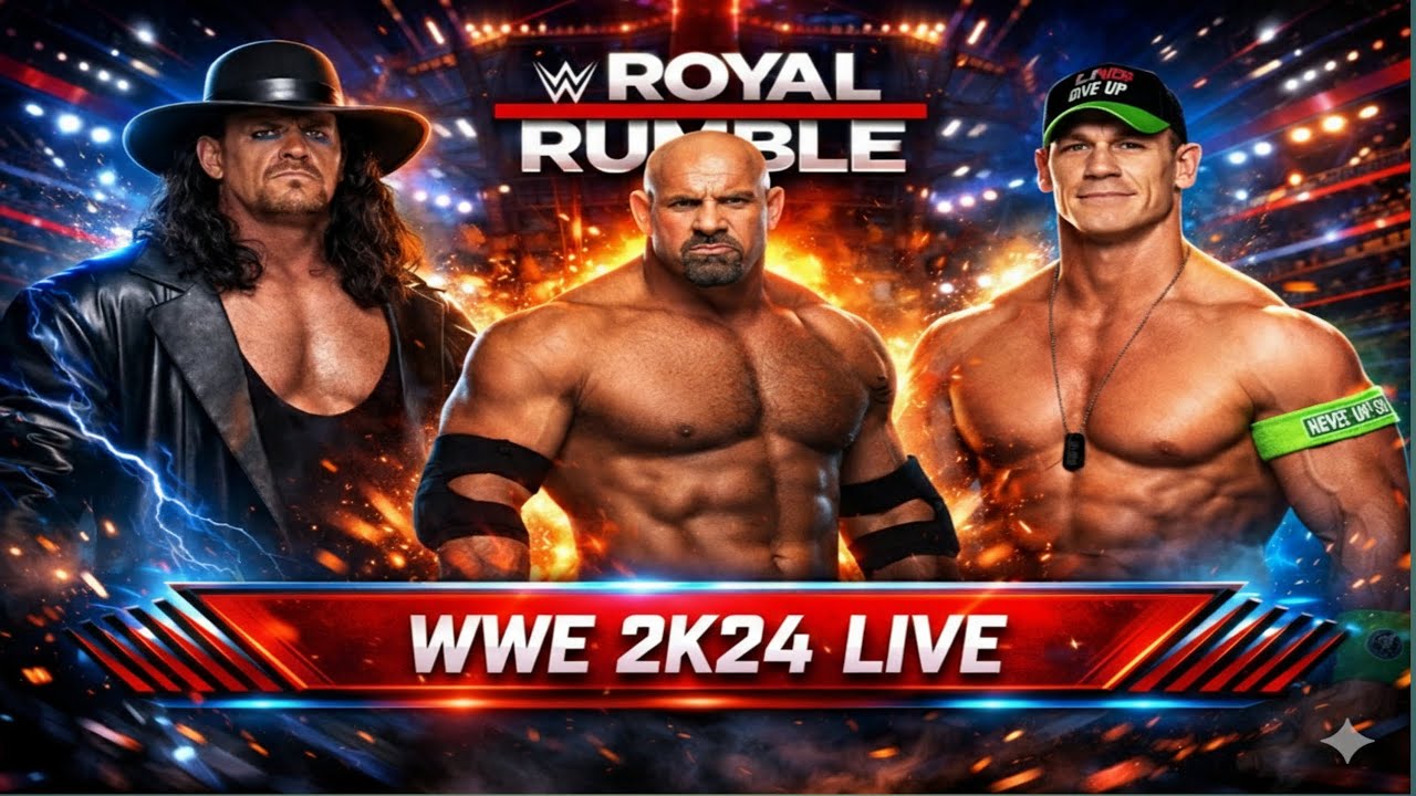 WWE 2K24 SPECIAL GOLDBERG VS THE UNDERTAKER VS JOHN CENA