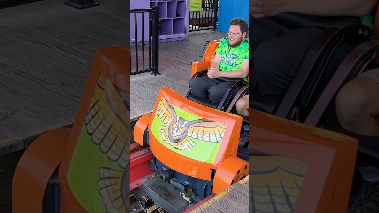 Аттракцион Wind Chaser в парке Kentucky Kingdom 🌪️ 💨 