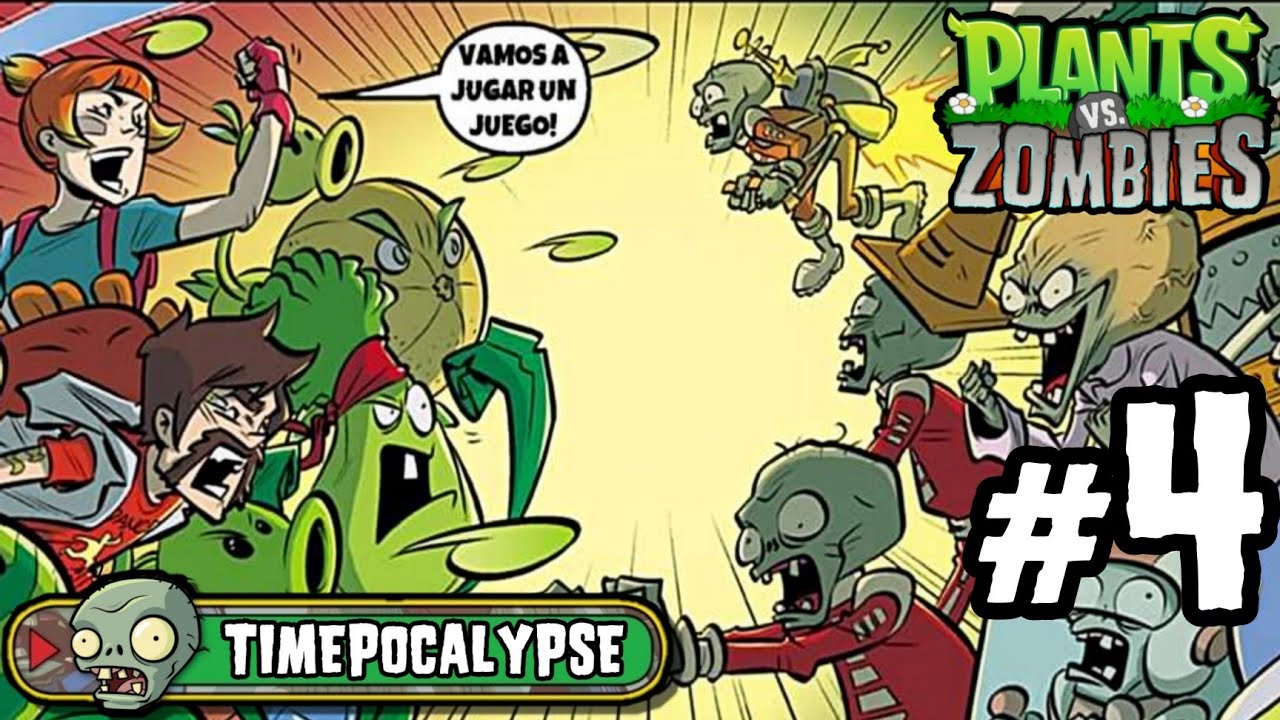 La Batalla del FUTURO| Plants vs. Zombies: TIMEPOCALYPSE ⏳⏰| CÓMIC Review PT4
