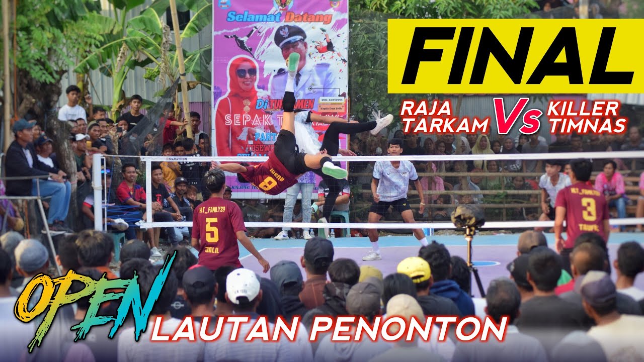 FINAL Lautan Penonton 🔴 RAJA TARKAM VS KILLER TIMNAS 🔴 Open Turnamen PART CUP IV WAJO 2023