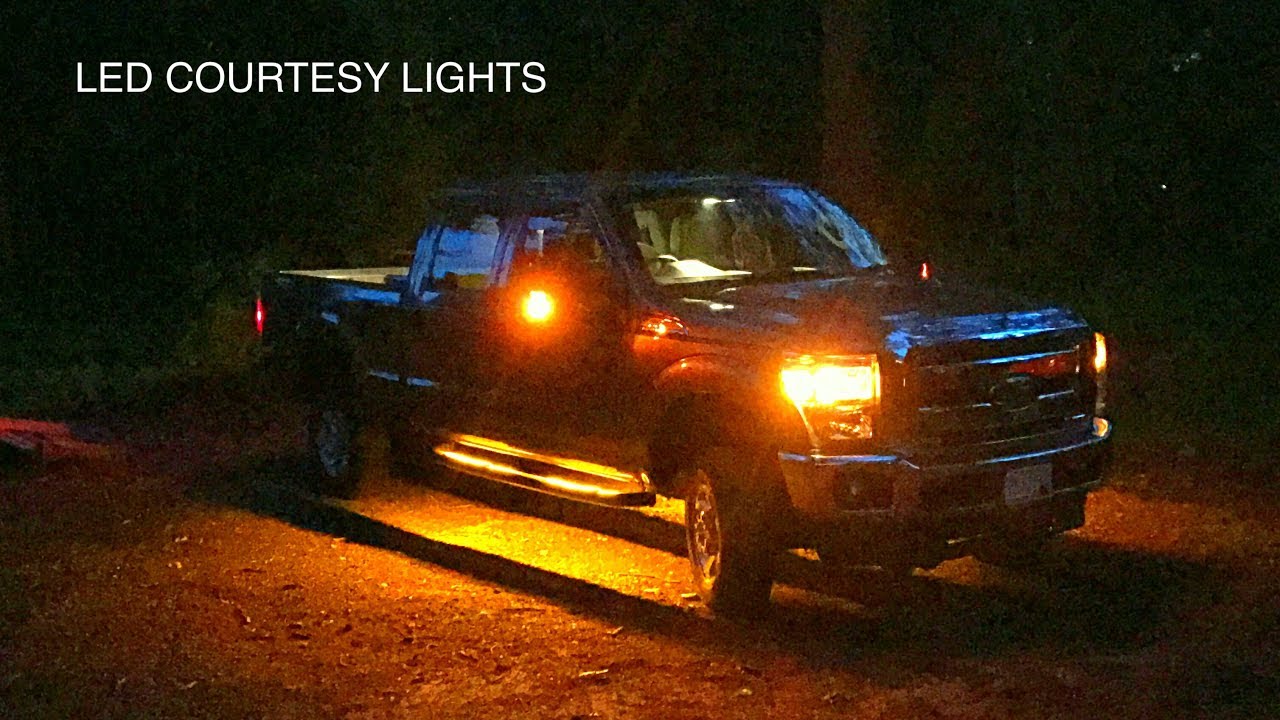 2011-2016 F-250 LED Running Board Courtesy Light Install