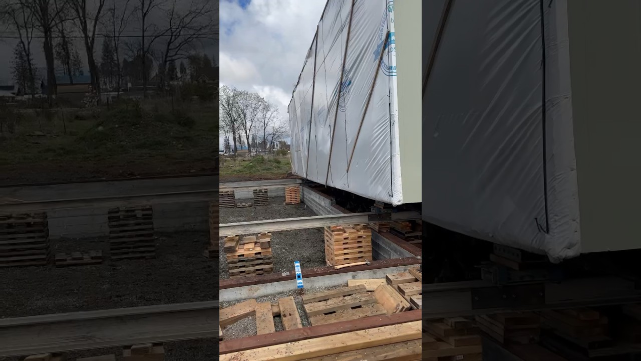 Concrete Bound: See How We Turn a Mobile Home into a Permanent Residence! 🏠🚚 #mobilehomecontractor