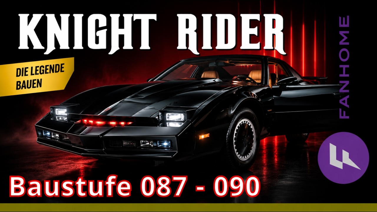 Knight Rider - K.I.T.T. - Funktions Modell 1:8 selber bauen - 087 - 090