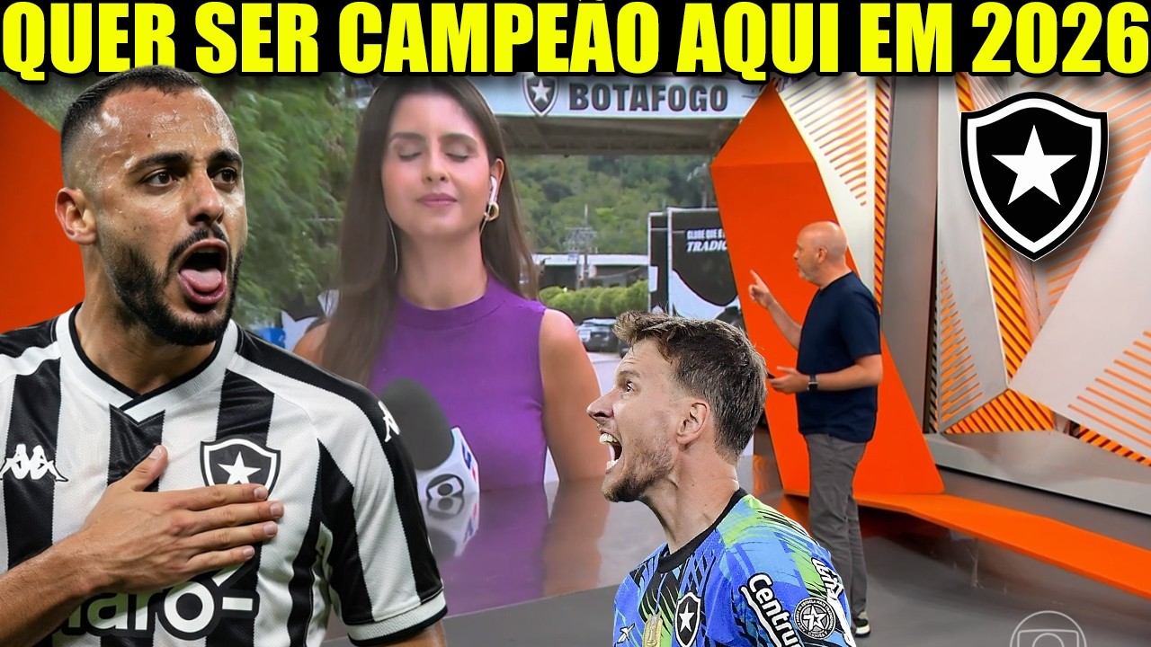 GLOBO ESPORTE BOTAFOGO! ACEITOU O PROJETO, T&Eacute;CNICO ANUNCIADO! NOT&Iacute;CIAS DO BOTAFOGO DE HOJE
