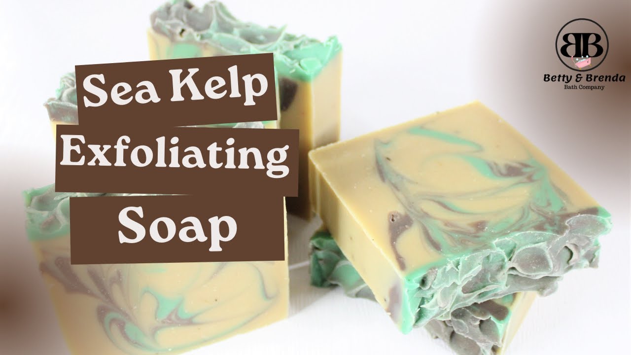 Making Soap With Sea Kelp | Cold Process Soap | Betty & Brenda