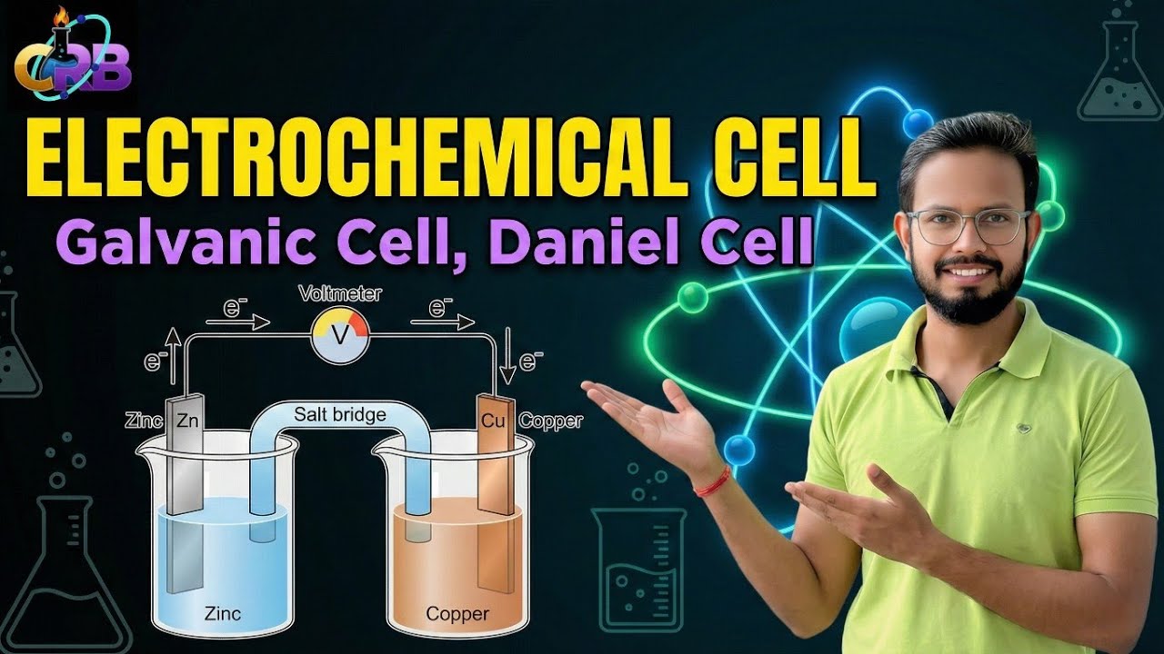 Electrochemical Cell, Galvanic Cell & Daniel Cell |Electrochemistry | +2 Science CHSE Odisha | 