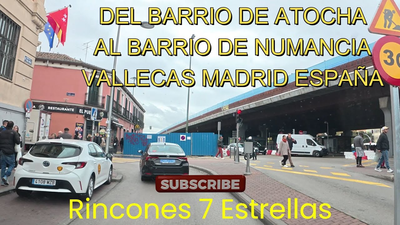 DEL BARRIO DE ATOCHA AL BARRIO DE NUMANCIA MADRID ESPAÑA