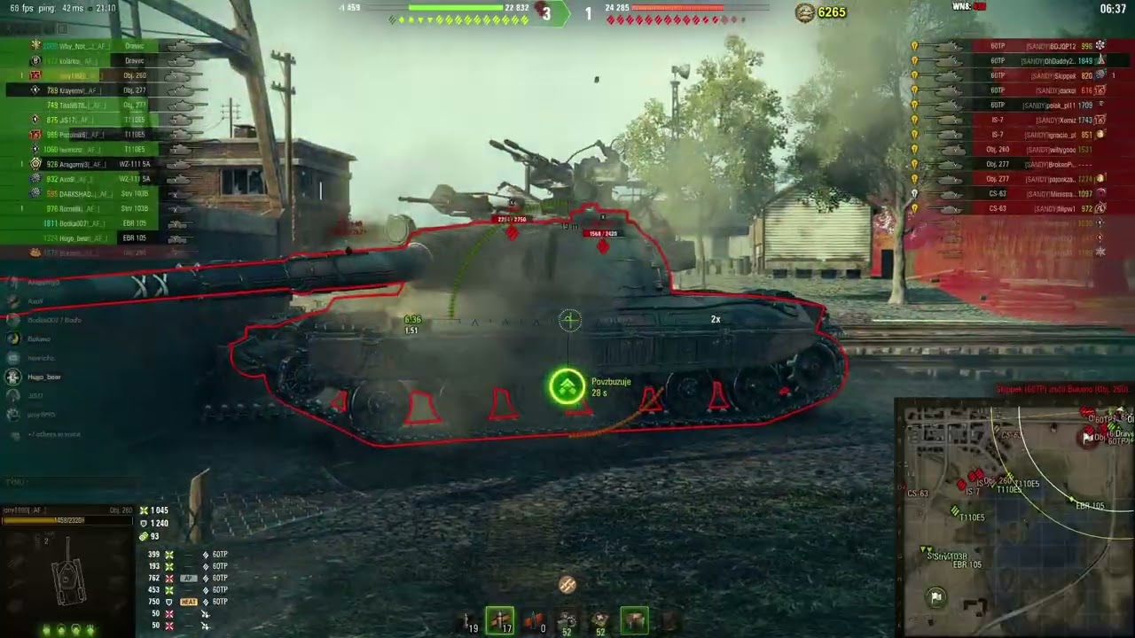 World of Tanks Ofka AF vs SANDY