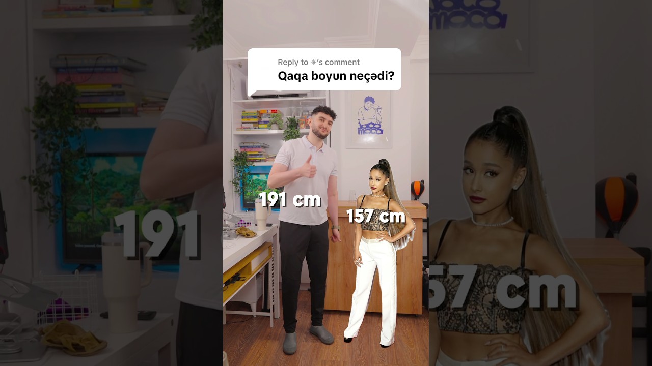 Sizin boyunuz ne&ccedil;ədir? Hamı &ouml;z boyunu rəylərdə yazsın. ☺️