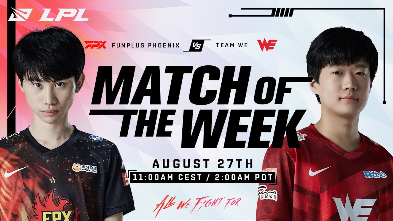 LPL Match of the Week | FPX vs WE | The Battle for Grand Finals!