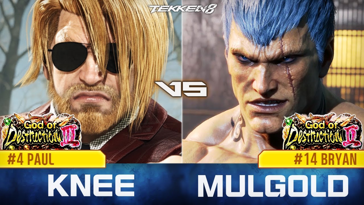 TEKKEN 8 ⚡ PAUL (무릎, KNEE) vs BRYAN (물골드, Mulgold)