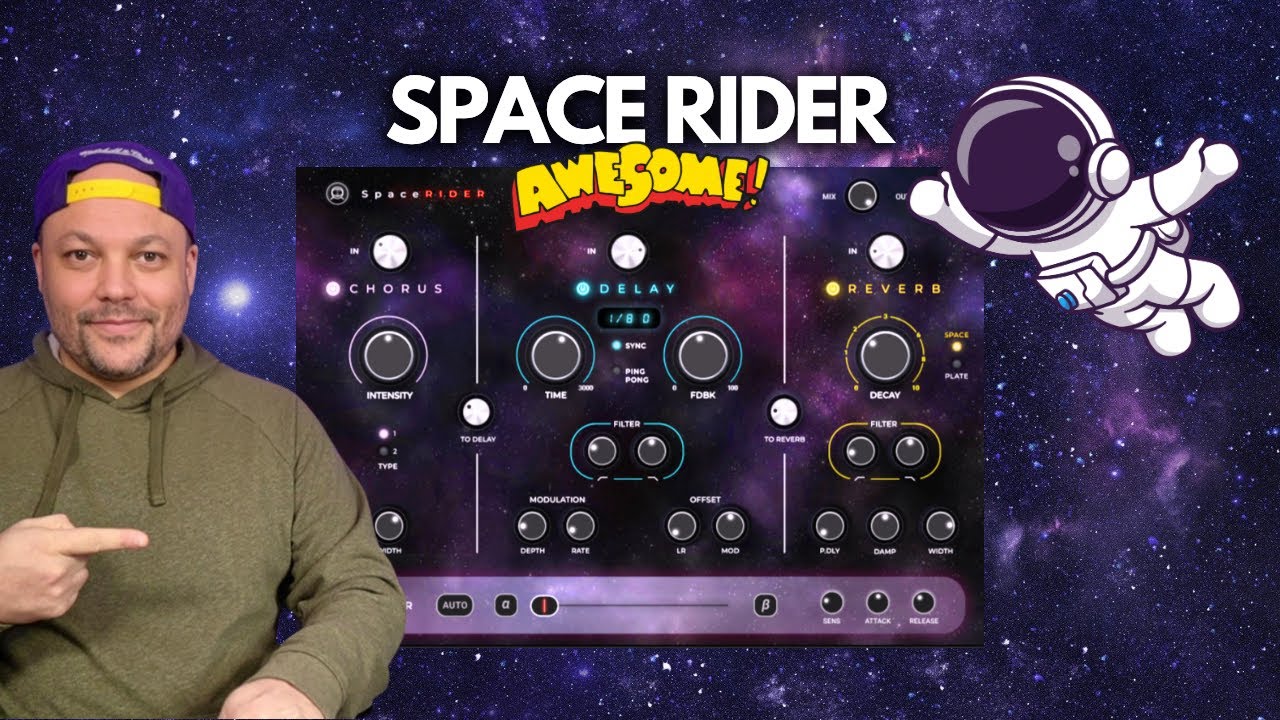 Yep! I love the SPACE RIDER Plug-in from @waves | Reverb + Delay + Chorus