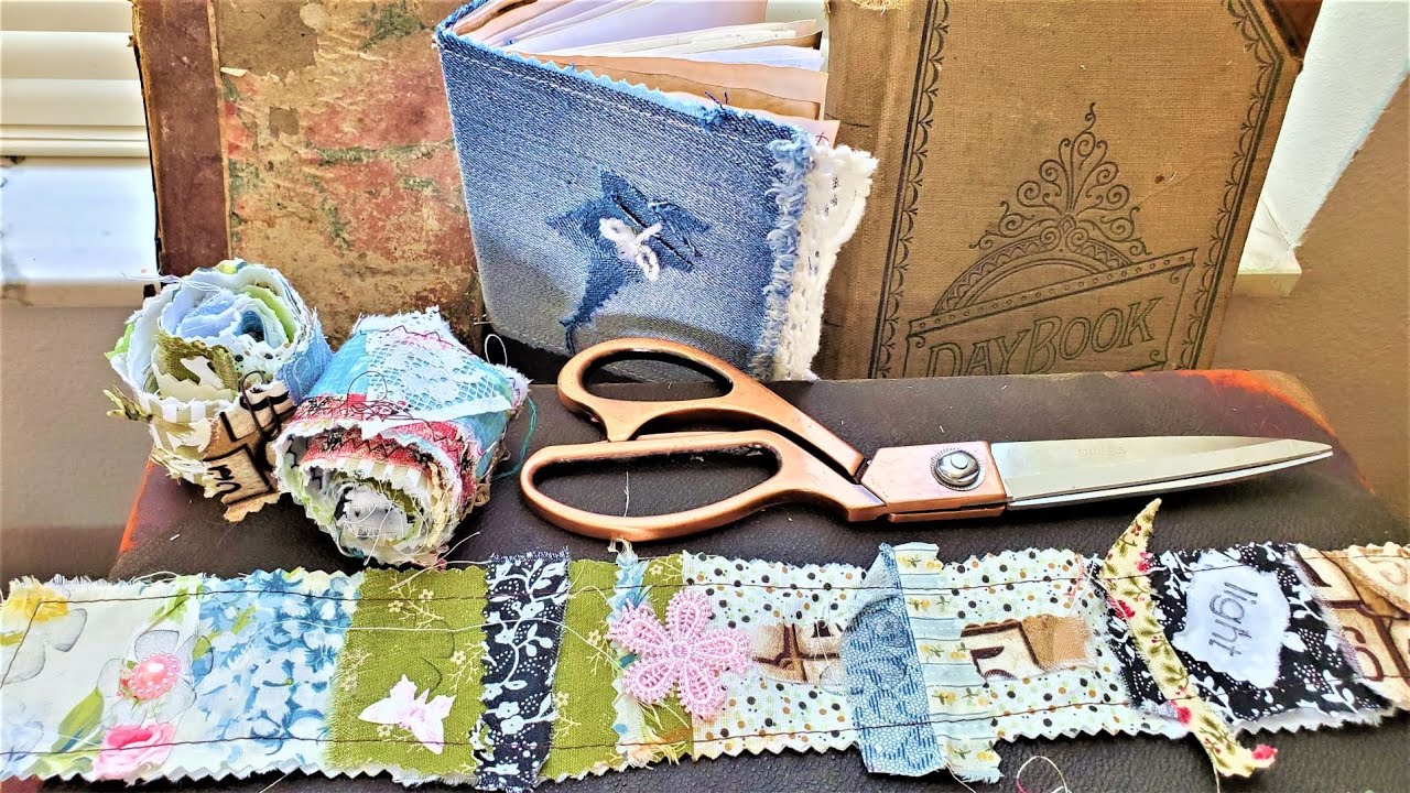 Tips for SNIPPET ROLLS for Junk Journals! Sew or No-Sew! Step by Step Tutorial!  Paper Outpost :)