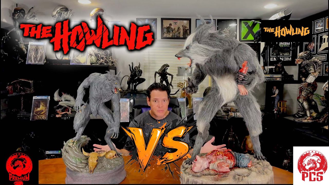 SAME WEREWOLF.  SAME COMPANY.  DIFFERENT STATUES.  PCS HOWLING