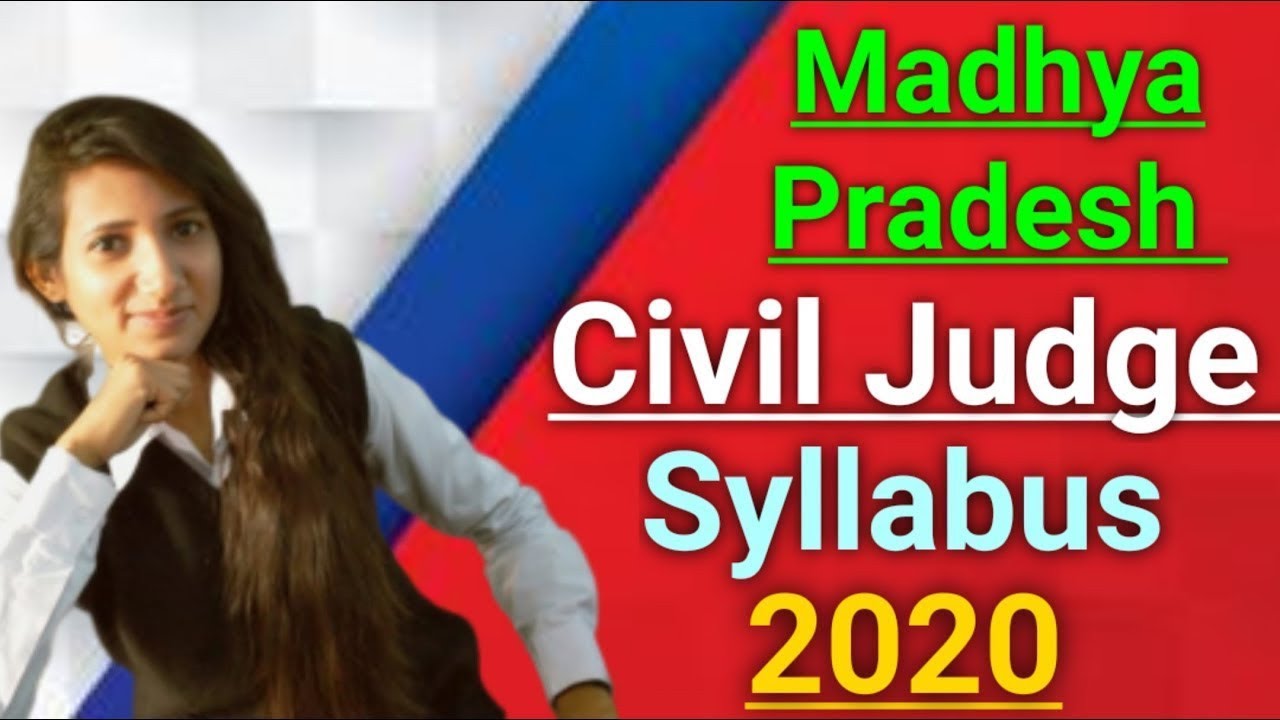 MP PCS (J) Syllabus 2020 | MP civil judge 2020 syllabus | MPPCSJ 2020 SYLLABUS |