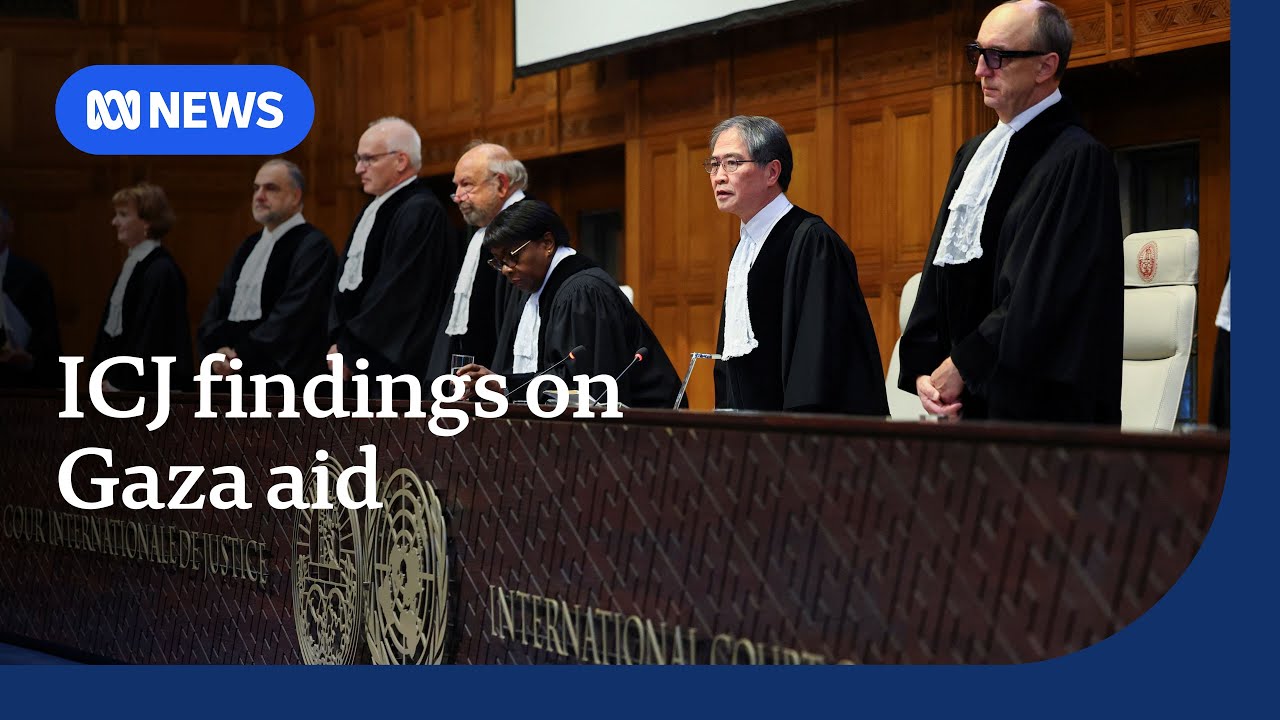 ICJ finds Israel breached duty to allow aid into Gaza | ABC NEWS