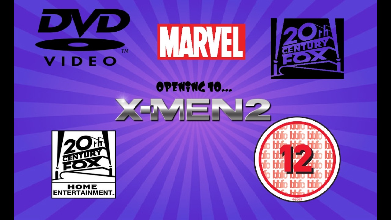 Opening to X-Men 2 2003 UK DVD