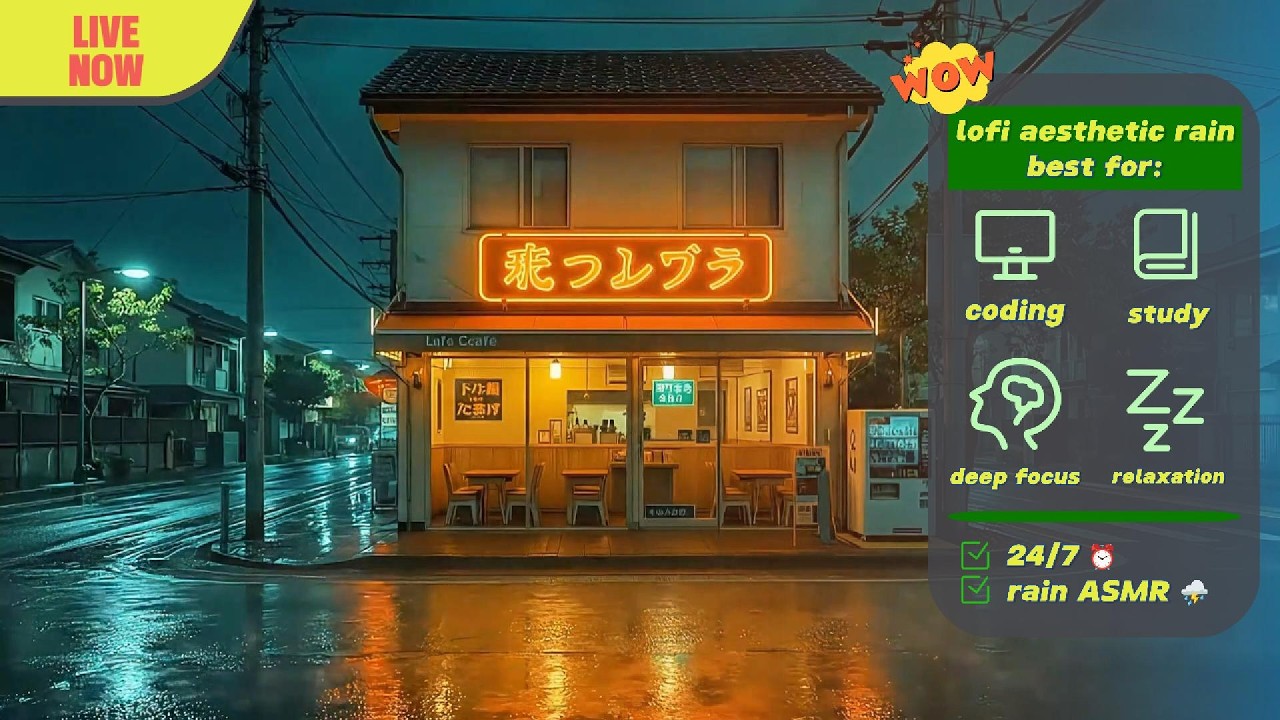 🪟 lofi coffee shop: watching people pass by while your heart heals