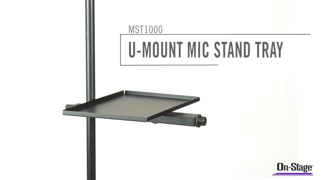U-Mount Mic Stand Tray | MST1000
