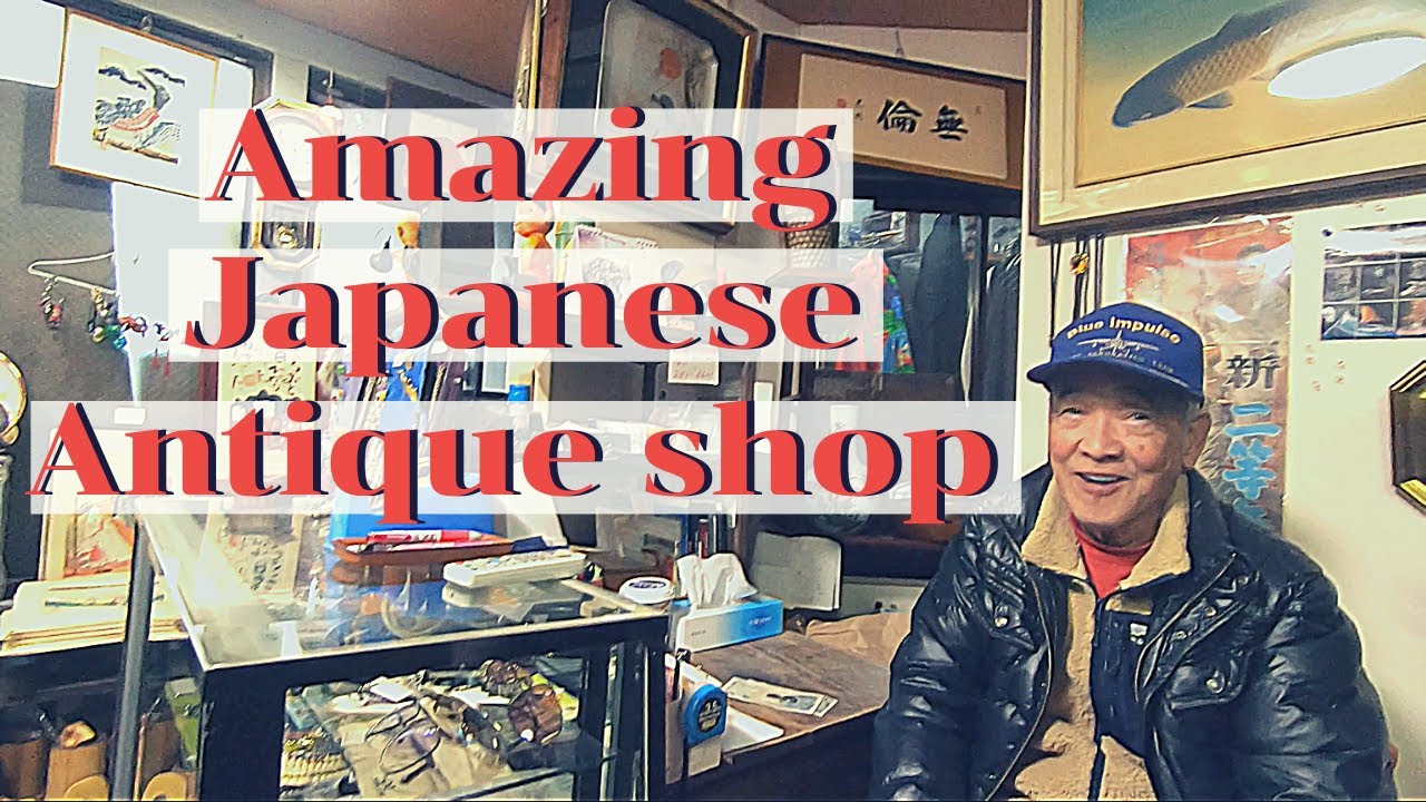 Amazing Antique shop in Kanazawa, with my strong dialect  vlog#7　(Japanese, English subtitles)