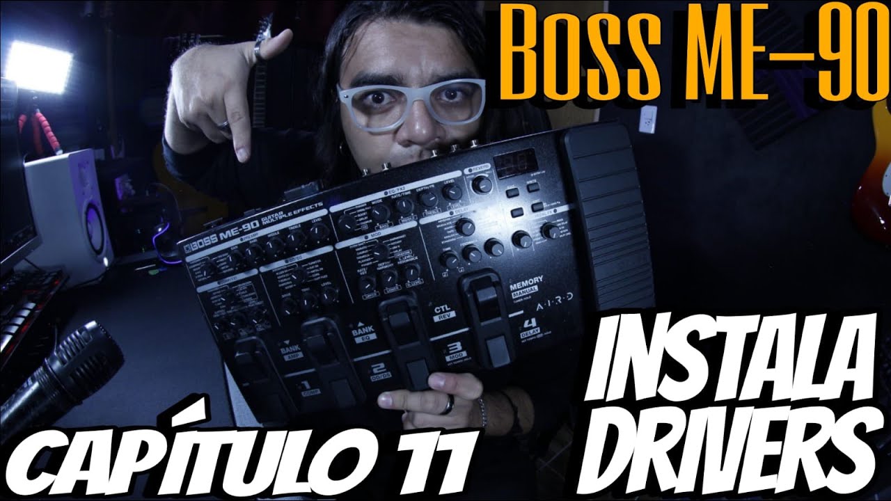 Boss ME-90 - Conoce tu pedalera - CAPÍTULO 11  - Instalación de Drivers a la  computadora 🖥
