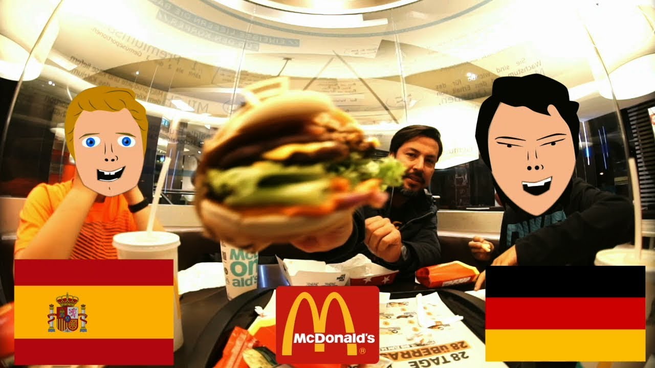 🟡 🔵 MC Donald's Alemania VS MC Donald's España 🇪🇦 🇩🇪| Diferencias