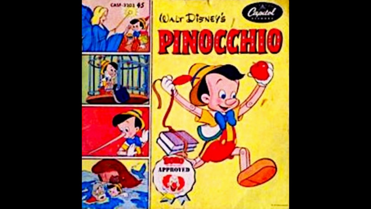 JUNE FORAY as PINOCCHIO with ART GILMORE and DAWS BUTLER Capitol Records