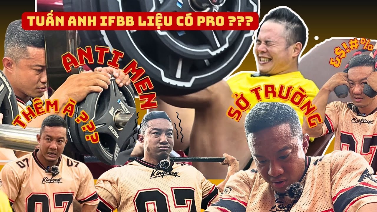 VUA ĐÙI VIỆT NAM TẬP ĐÙI CÙNG ĐỘI TRƯỞNG ĐỘI ANTI MEN PHYSIQUE - TUẤN ANH IFBB PRO