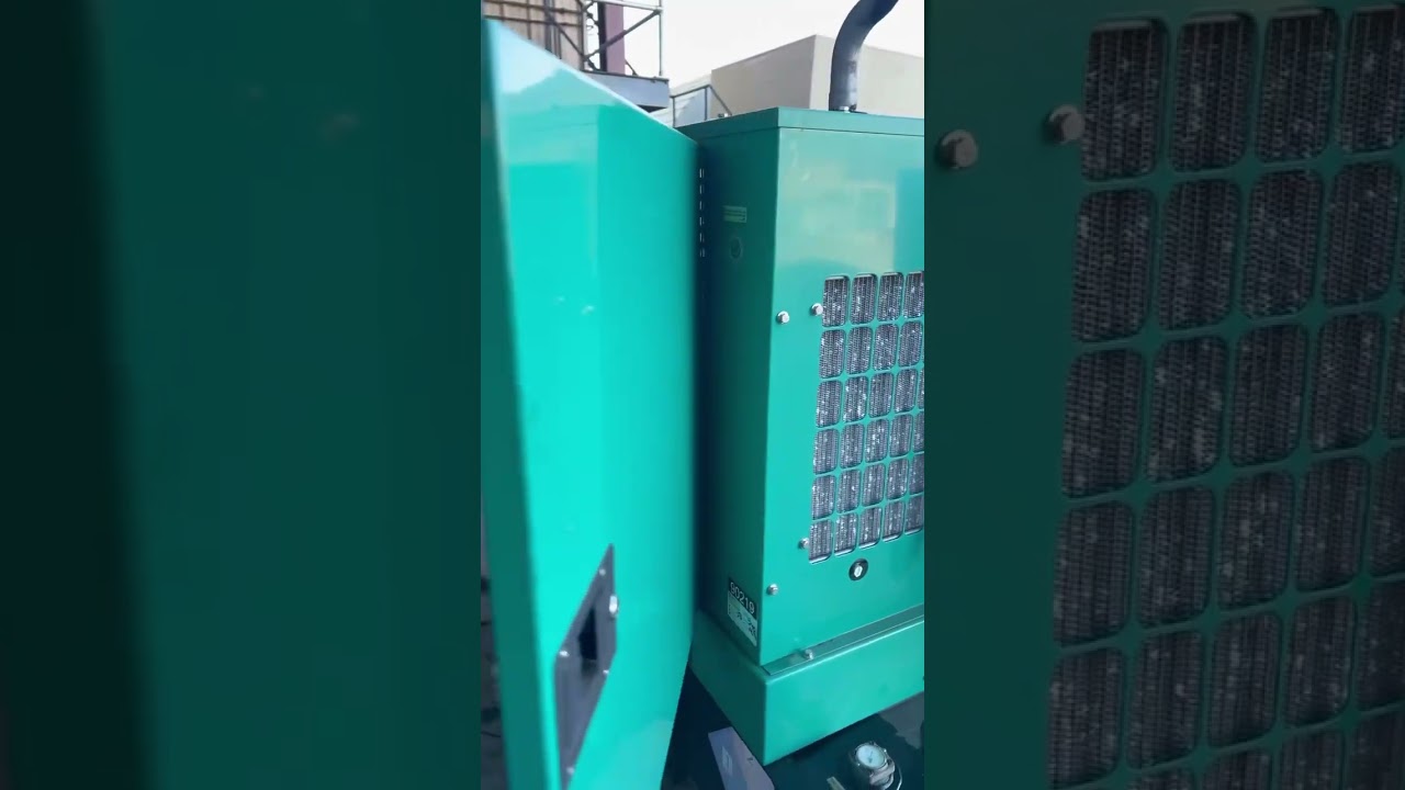 20 kW Cummins Generator Startup