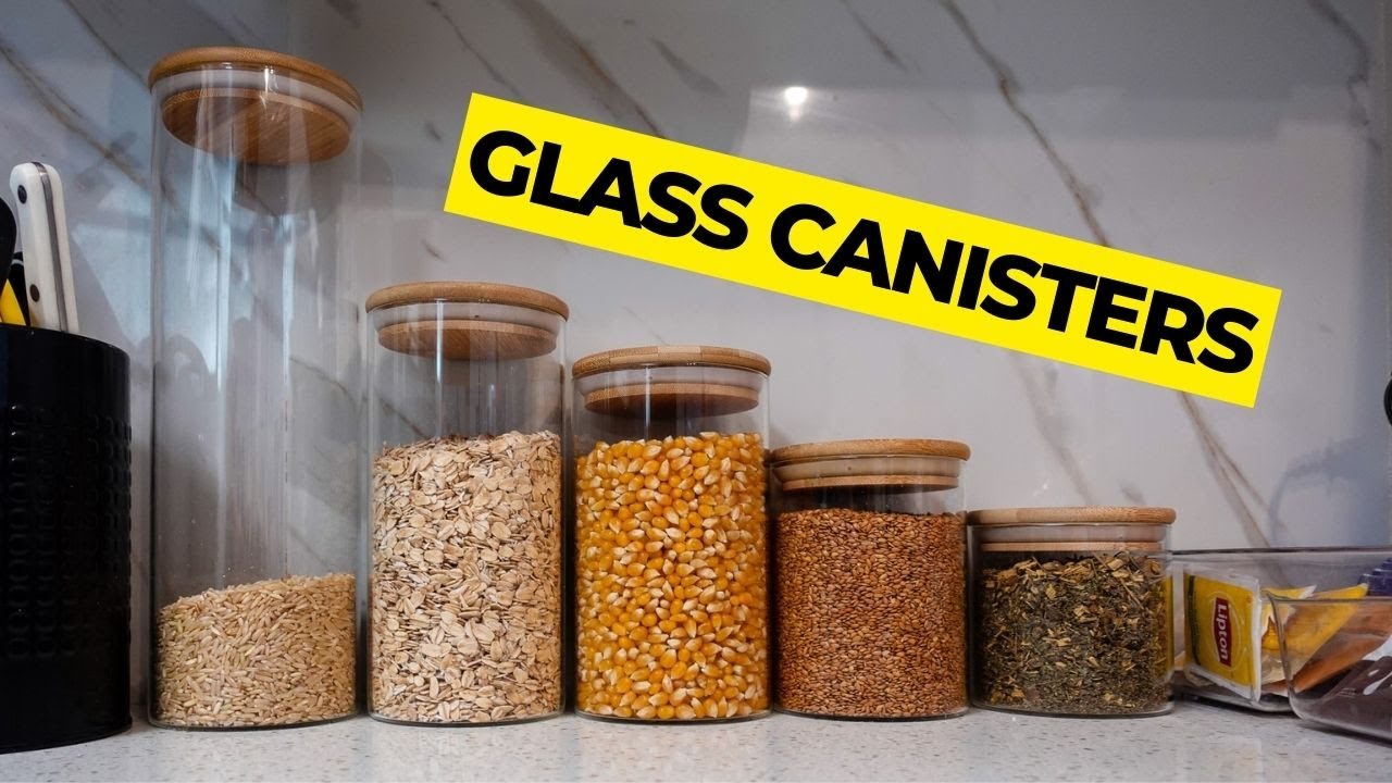 Super Useful Glass Kitchen Canisters Review