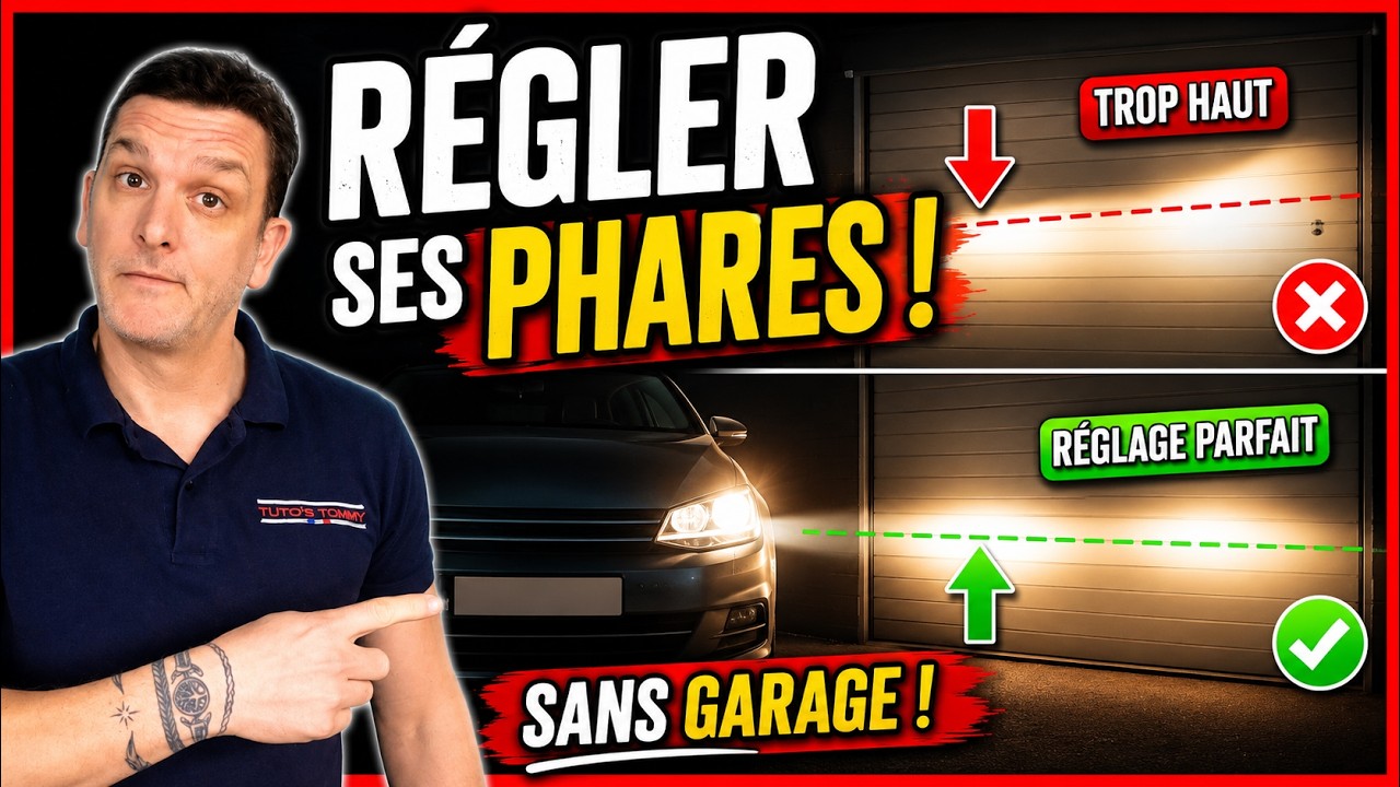 Régler ses phares : Méthode simple & efficace ✅